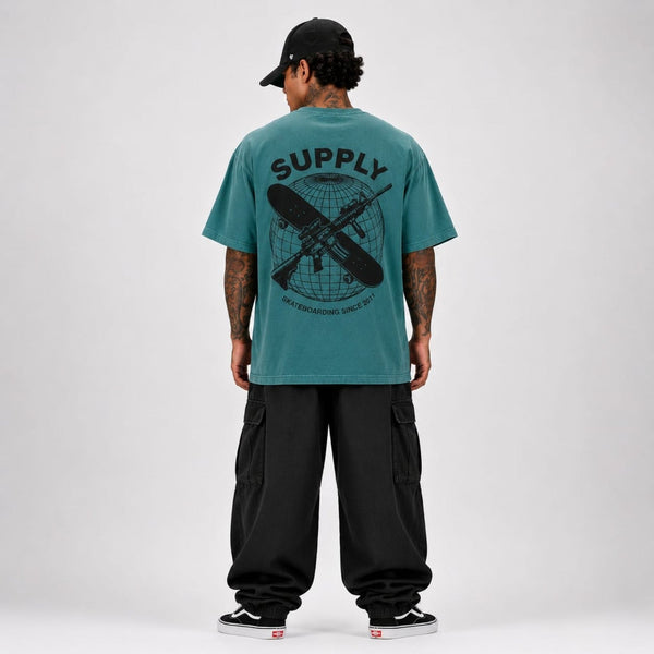 SUPPLY Worldwide Tee - Vintage Green - T-Shirt