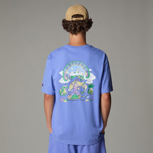 The North Face Clean Trails Oversized T-Shirt - Virtual Blue - T-Shirt