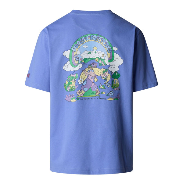 The North Face Clean Trails Oversized T-Shirt - Virtual Blue - T-Shirt