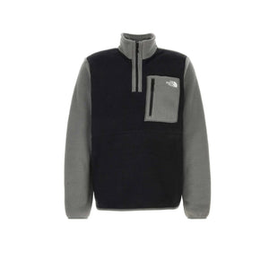 The North Face Men's Yumiori Full Half 1/4 Zip Fleece Jacket-tNF Black/Smoke - Jacket