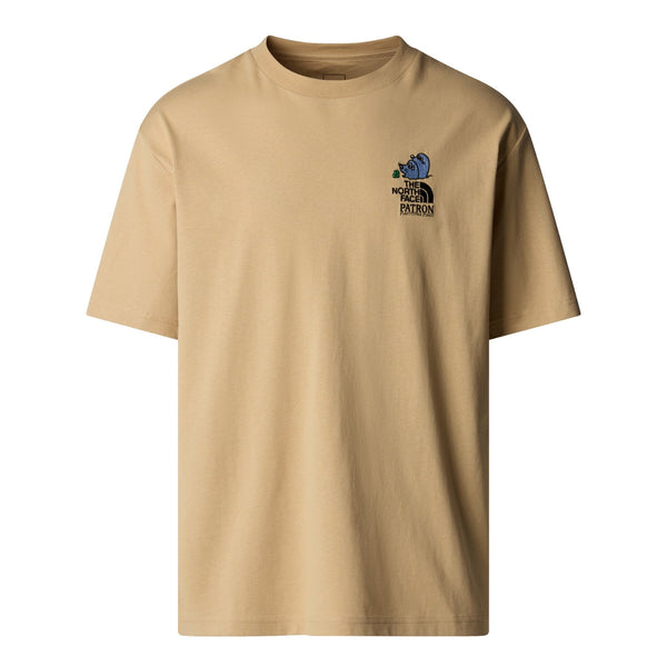 The North Face Mountain Cleanup Oversized T Shirt - Khaki Stone - T-Shirt