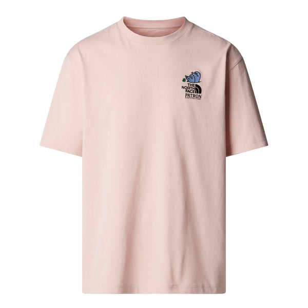 The North Face Mountain Cleanup Oversized T Shirt - Pink Moss - T-Shirt