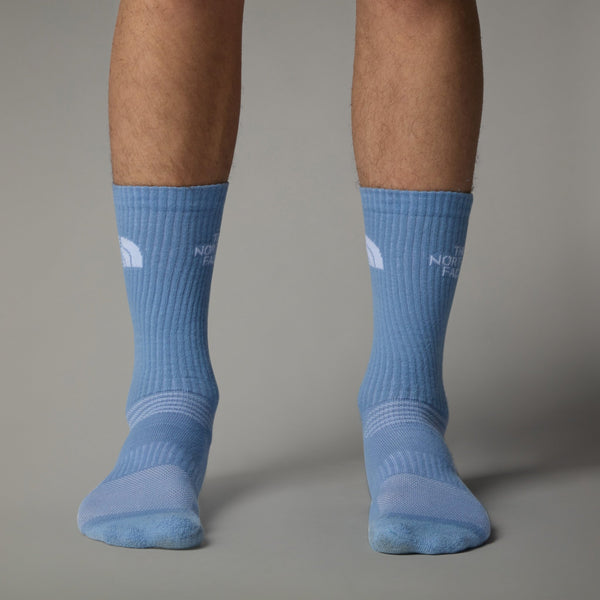 The North Face Multi Multi Sport Cushion Crew Socks - White - Misty Sage - Steel Blue - Socks