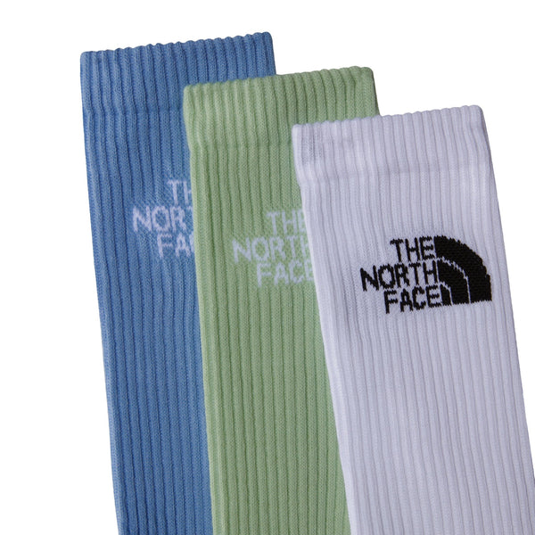 The North Face Multi Multi Sport Cushion Crew Socks - White - Misty Sage - Steel Blue - Socks