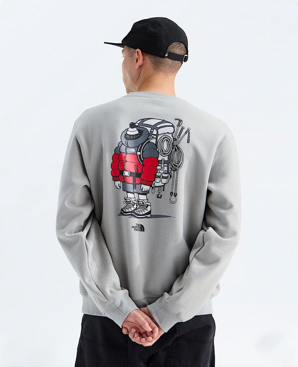 Unisex Gear Up Get Out Relaxed Crew-Stone Slab - Jacket