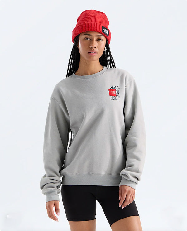 Unisex Gear Up Get Out Relaxed Crew-Stone Slab - Jacket