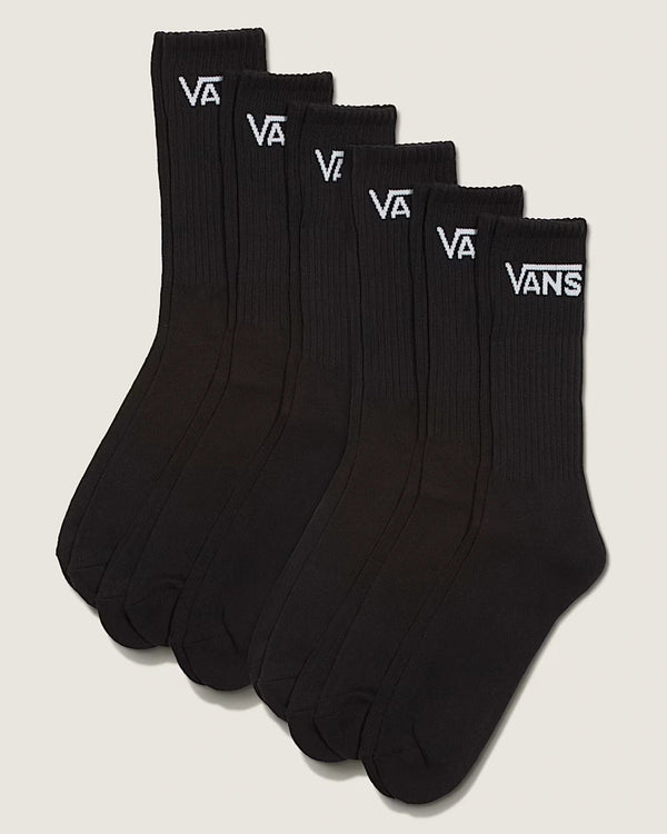 Vans-גרביים ארוכות Classic Crew (6 זוגות) - Socks