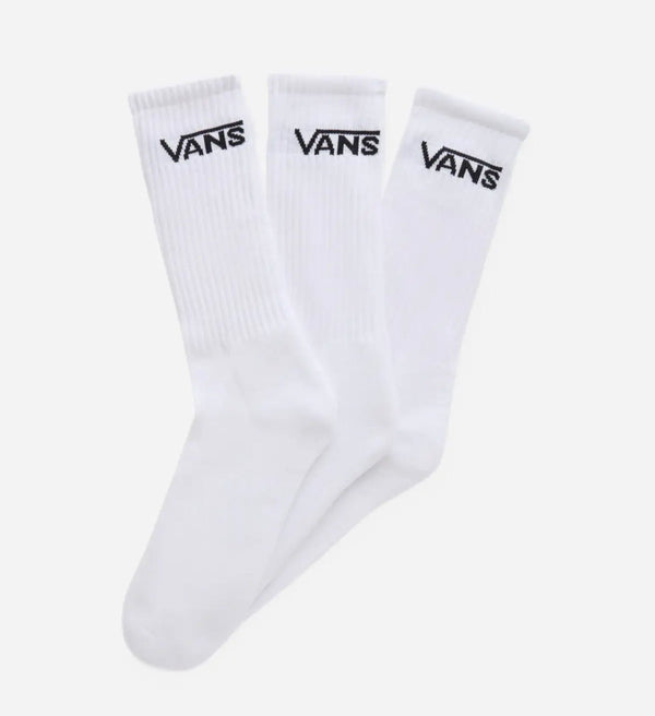 Vans-גרביים ארוכות Classic Crew (6 זוגות) לבן - Socks