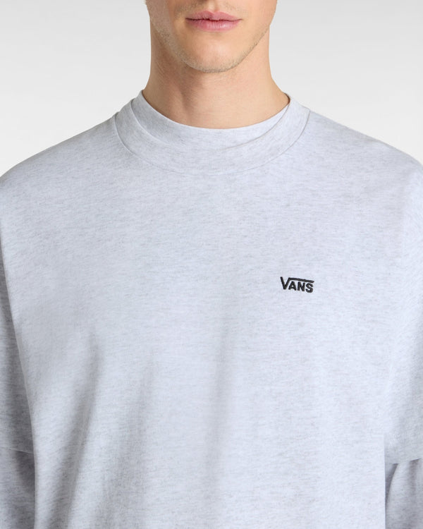 Vans Left Chest Logo T-Shirt - Grey - T-Shirt