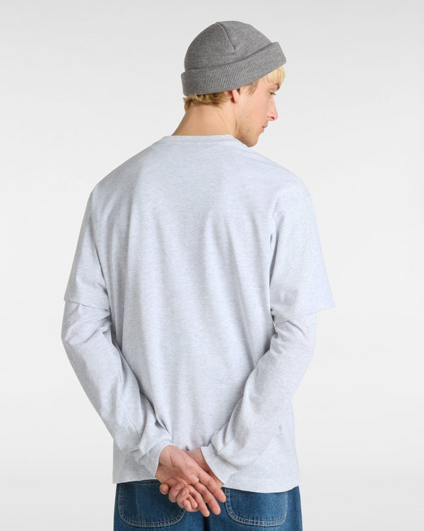 Vans Left Chest Logo T-Shirt - Grey - T-Shirt