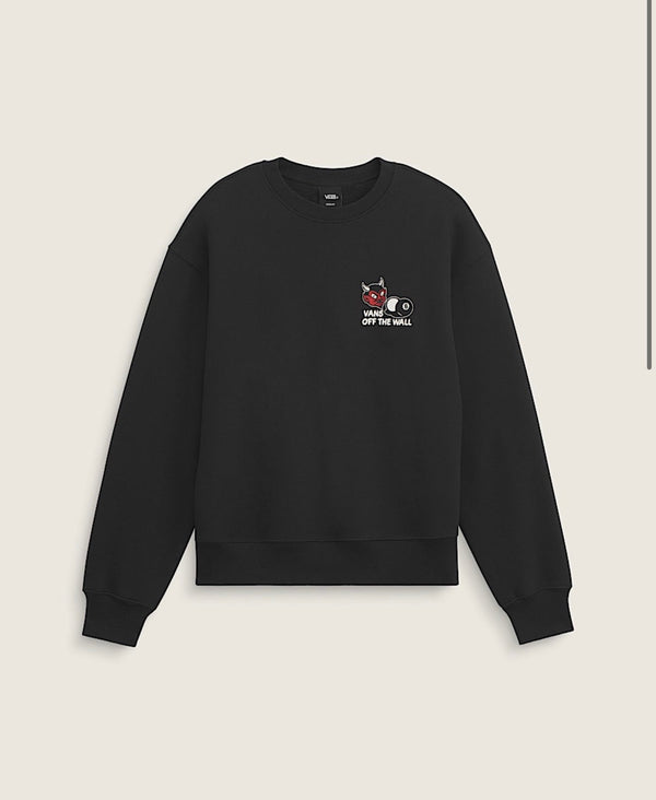 Vans-Old Scratch Crew Sweatshirt Black - Sweatshirt