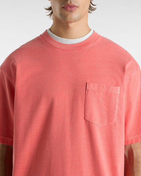 Vans Original Standards Wash Pocket T-Shirt - Orange - T-Shirt