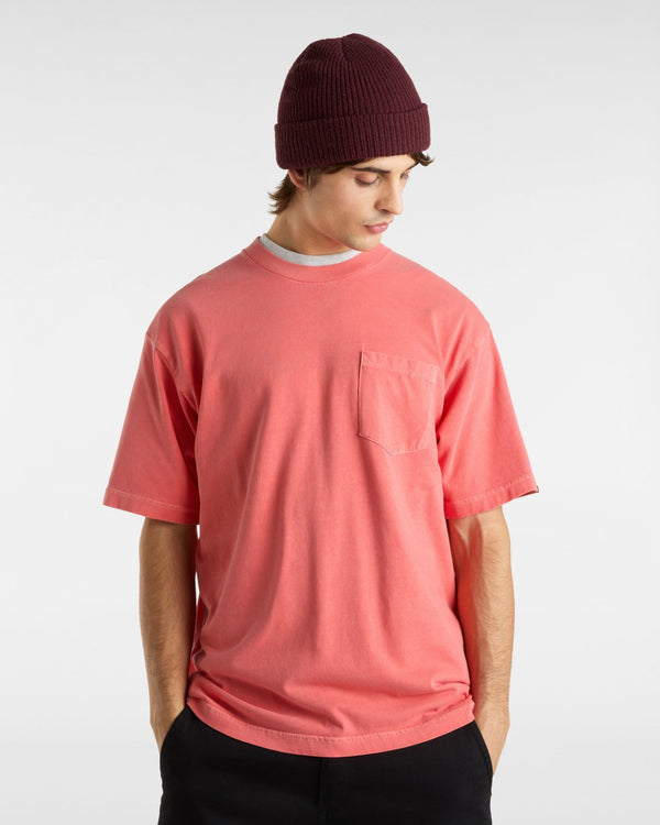 Vans Original Standards Wash Pocket T-Shirt - Orange - T-Shirt