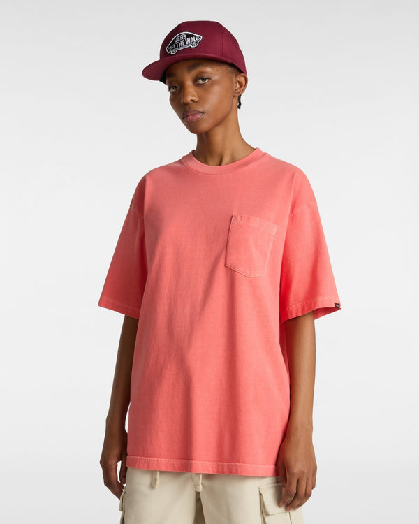 Vans Original Standards Wash Pocket T-Shirt - Orange - T-Shirt