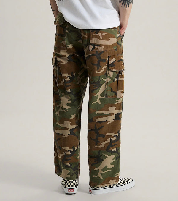 Vans-Para Baggy AOP Cargo Pant Aluminum Camo - Pants