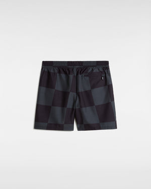 Vans Primary Checkerboard Elastic Boardshort - Black / Grey - Pants