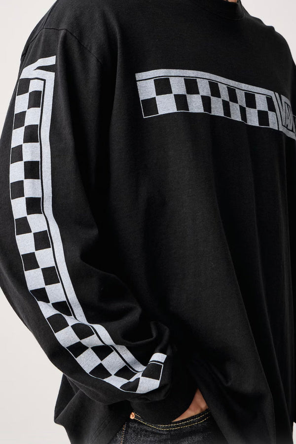 VANS RACING LS TEE-Black - Long Sleeve