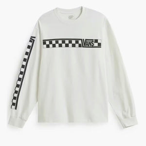 VANS RACING LS TEE-Marshmallow - Long Sleeve