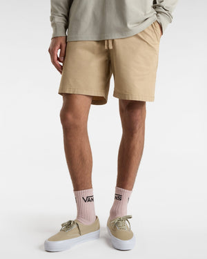 Vans Range Relaxed Elastic Shorts - Beige - Pants