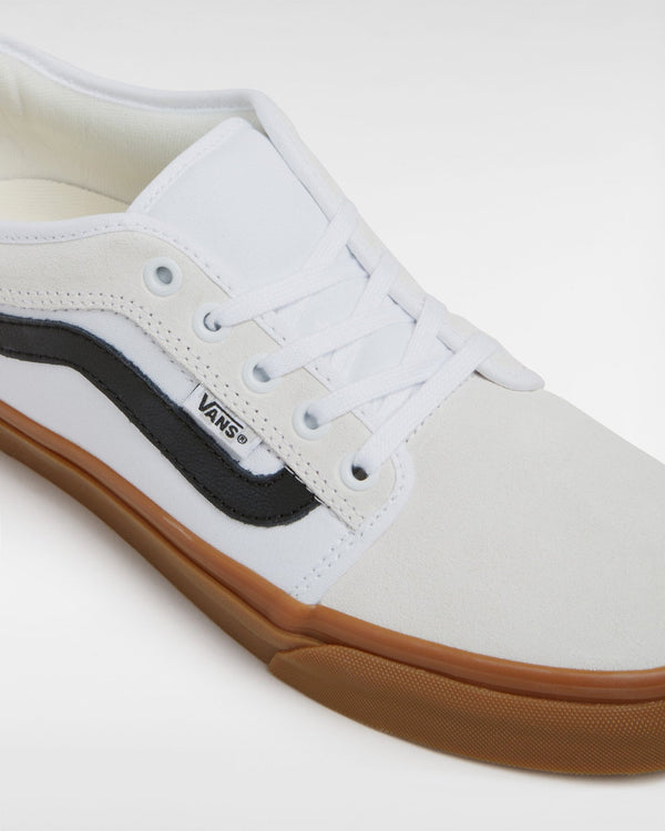 Vans Skate Chukka Low Sidestripe Shoes White - Sneakers