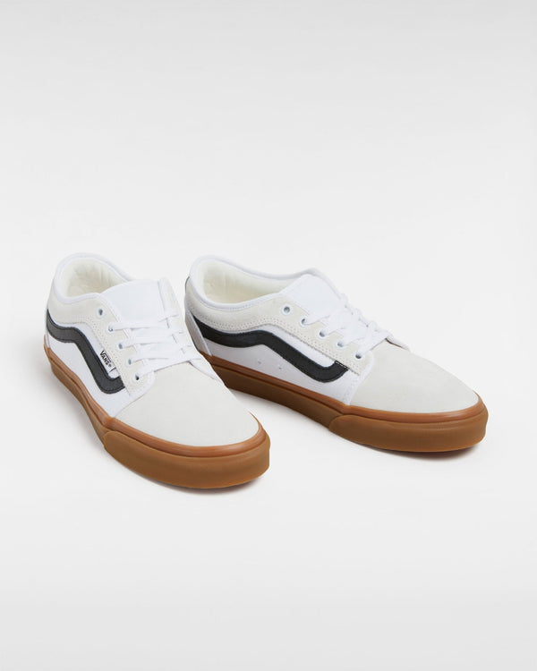 Vans Skate Chukka Low Sidestripe Shoes White - Sneakers