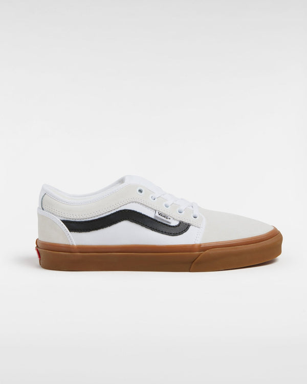 Vans Skate Chukka Low Sidestripe Shoes White - Sneakers