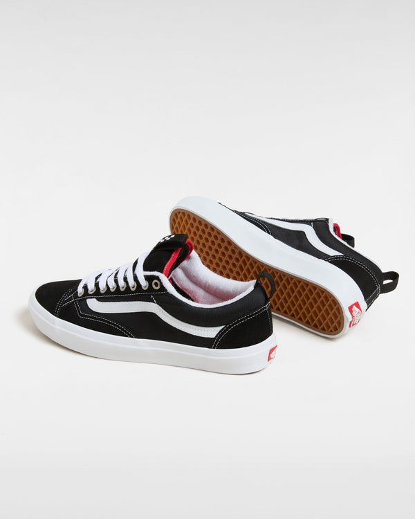Vans Skate Old Skool 36+ Shoe - Black / White / Red - Sneakers