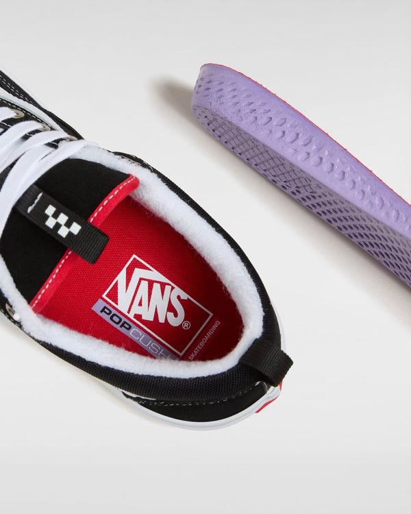 Vans Skate Old Skool 36+ Shoe - Black / White / Red - Sneakers