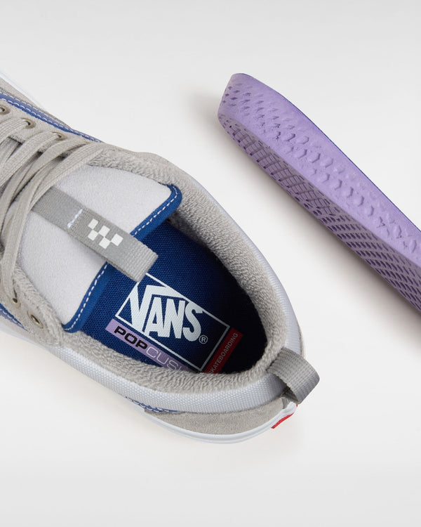 Vans Skate Old Skool 36+ Shoe - Grey / Blue - Sneakers