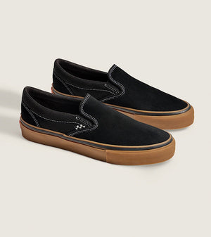 Vans Skate Slip-On Black/Gum/White - Sneakers