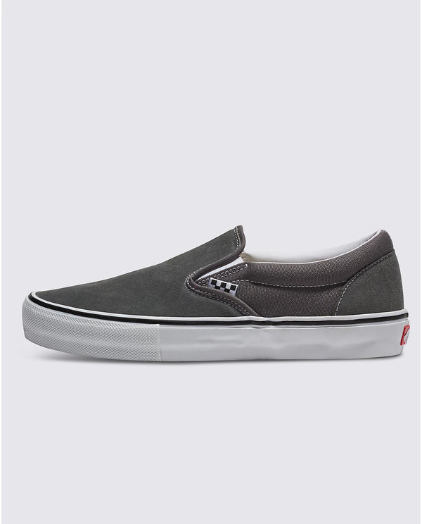 Vans Skate Slip-On - Pewter/white - Sneakers