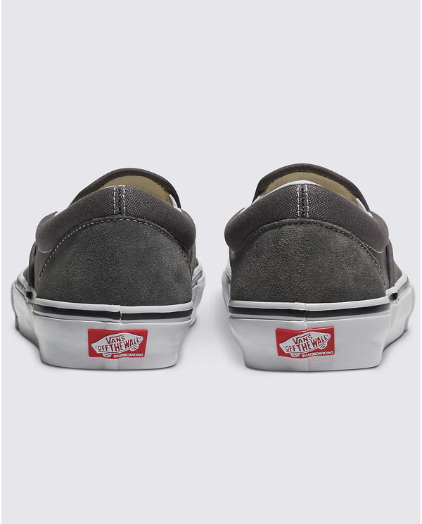 Vans Skate Slip-On - Pewter/white - Sneakers