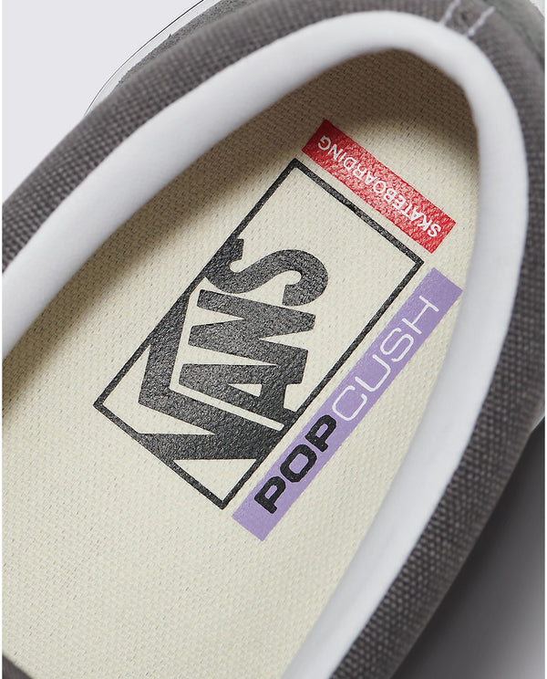 Vans Skate Slip-On - Pewter/white - Sneakers