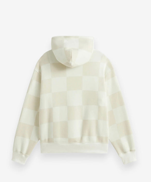 VANS TONAL CHECK STRETCH LOGO PULLOVER WHITE\CREAM - Sweatshirt