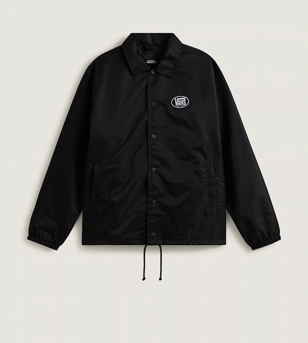 Vans-Torrey Nylon Coaches Jacket Black - Jacket