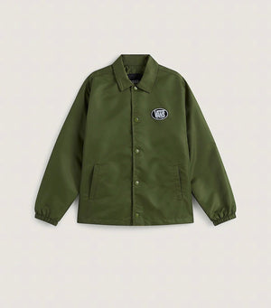 Vans-Torrey Nylon Coaches Jacket Green - Jacket