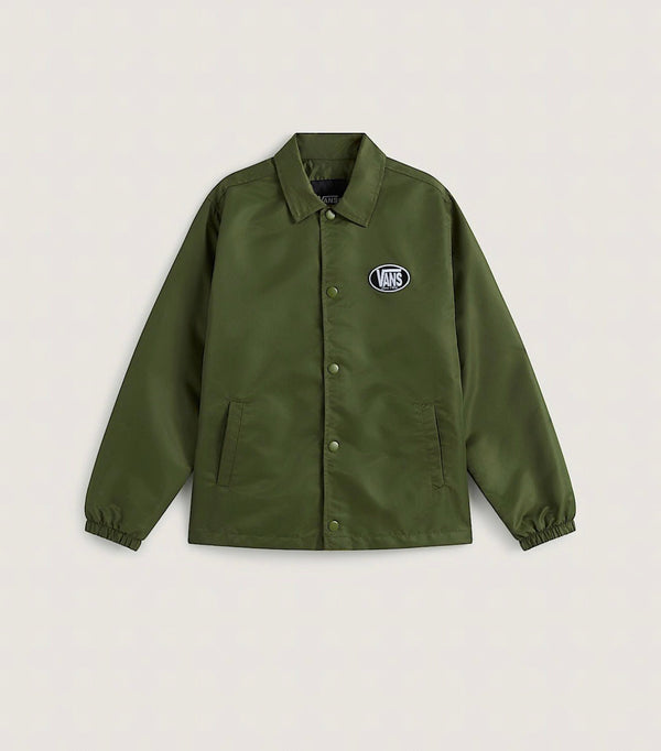 Vans-Torrey Nylon Coaches Jacket Green - Jacket