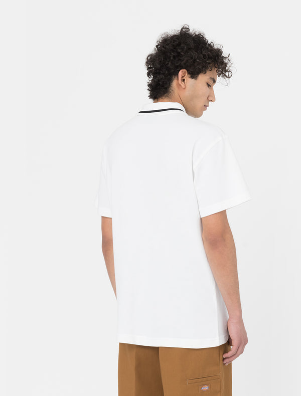 Polo Dickies Tallasee White - T-Shirt