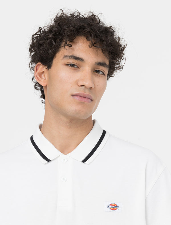 Polo Dickies Tallasee White - T-Shirt