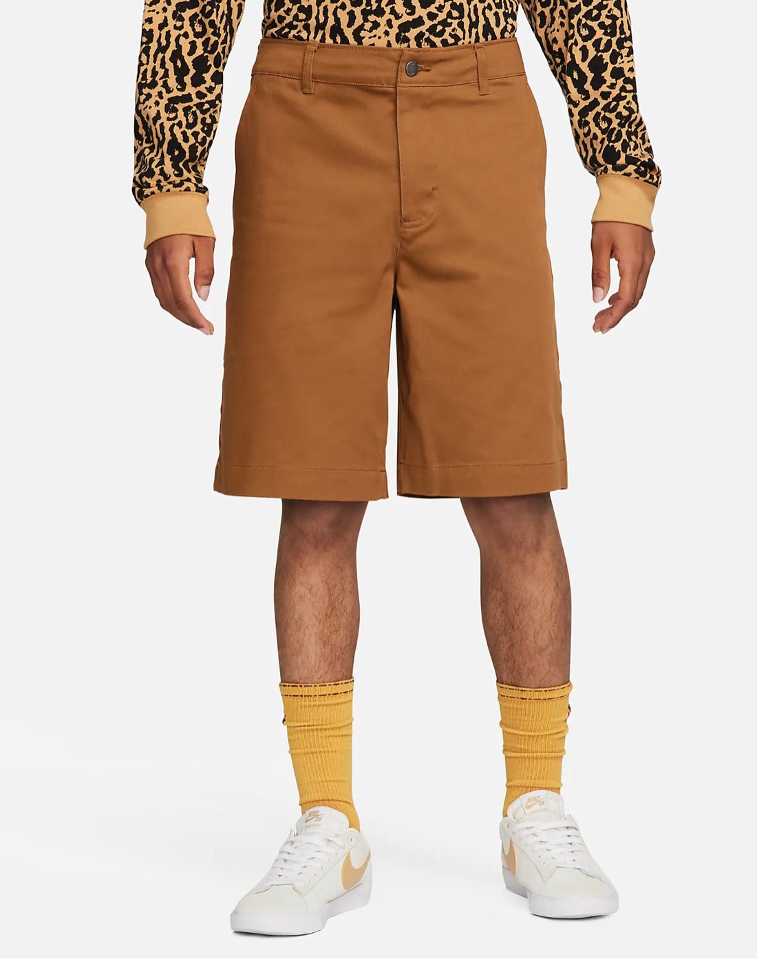 Nike SB El Chino Skate Shorts Ale Brown White LIGHTWAVE