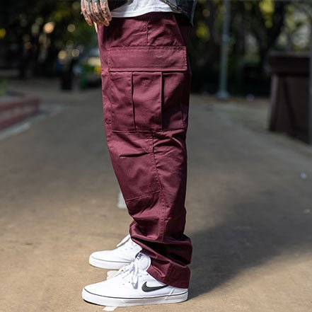 Supply Cargo Pants - Bordeaux - Pants