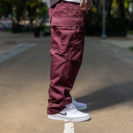 Supply Cargo Pants - Bordeaux - Pants