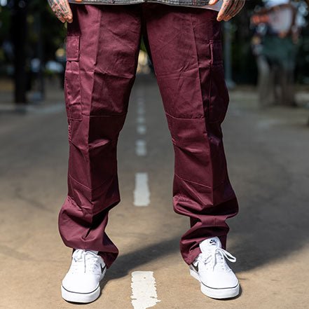 Supply Cargo Pants - Bordeaux - Pants