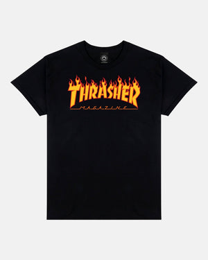 Trasher Flame Logo T-Shirt - T-Shirt