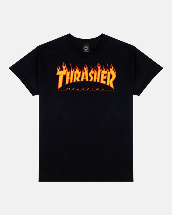 Trasher Flame Logo T-Shirt - T-Shirt